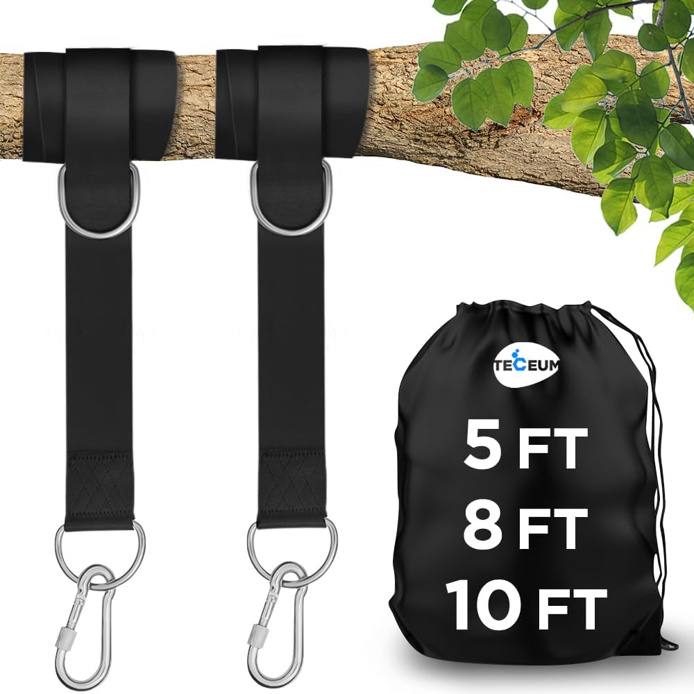 2024 TECEUM Tree Swing Straps - Heavy-Duty & Safe