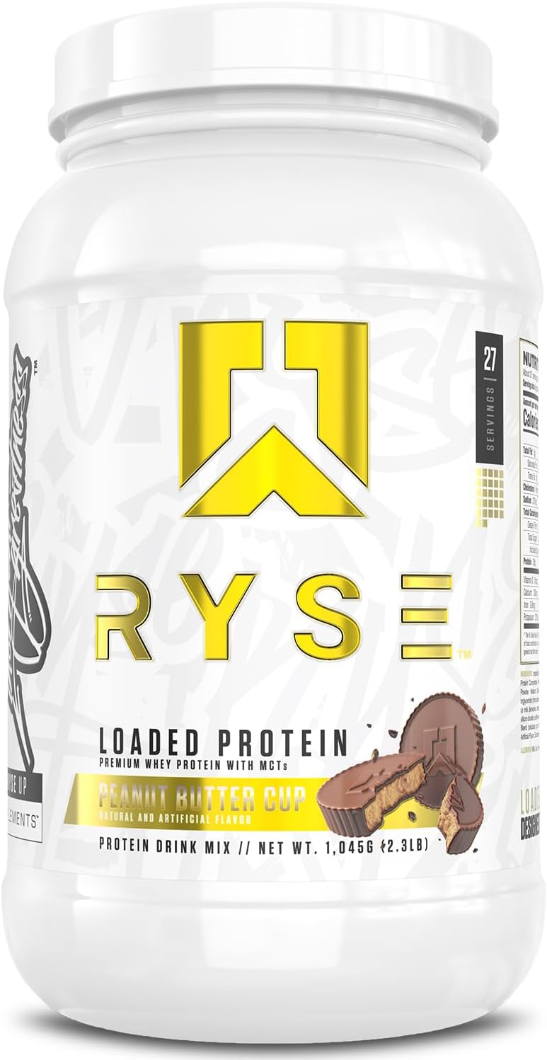 RYSE Loaded Protein Powder - Peanut Butter Cup Flavor Review