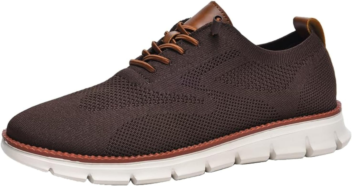 Wearbreeze Mens Business Casual Oxford Sneakers for Daily Use