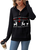 VIMPUNEC 2025 Fall Womens Oversized Hooded Knit Pullover - Cozy Fit