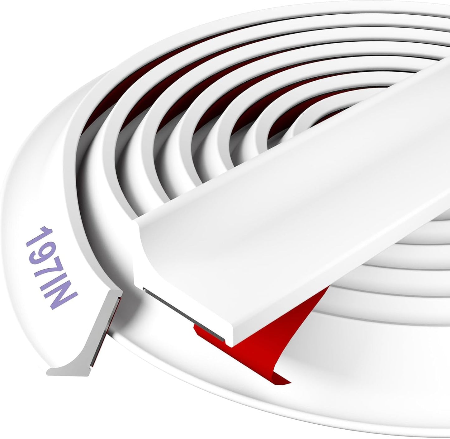 Shower Water Guard for Kitchen and Bathroom - 197 In Silicone Dam