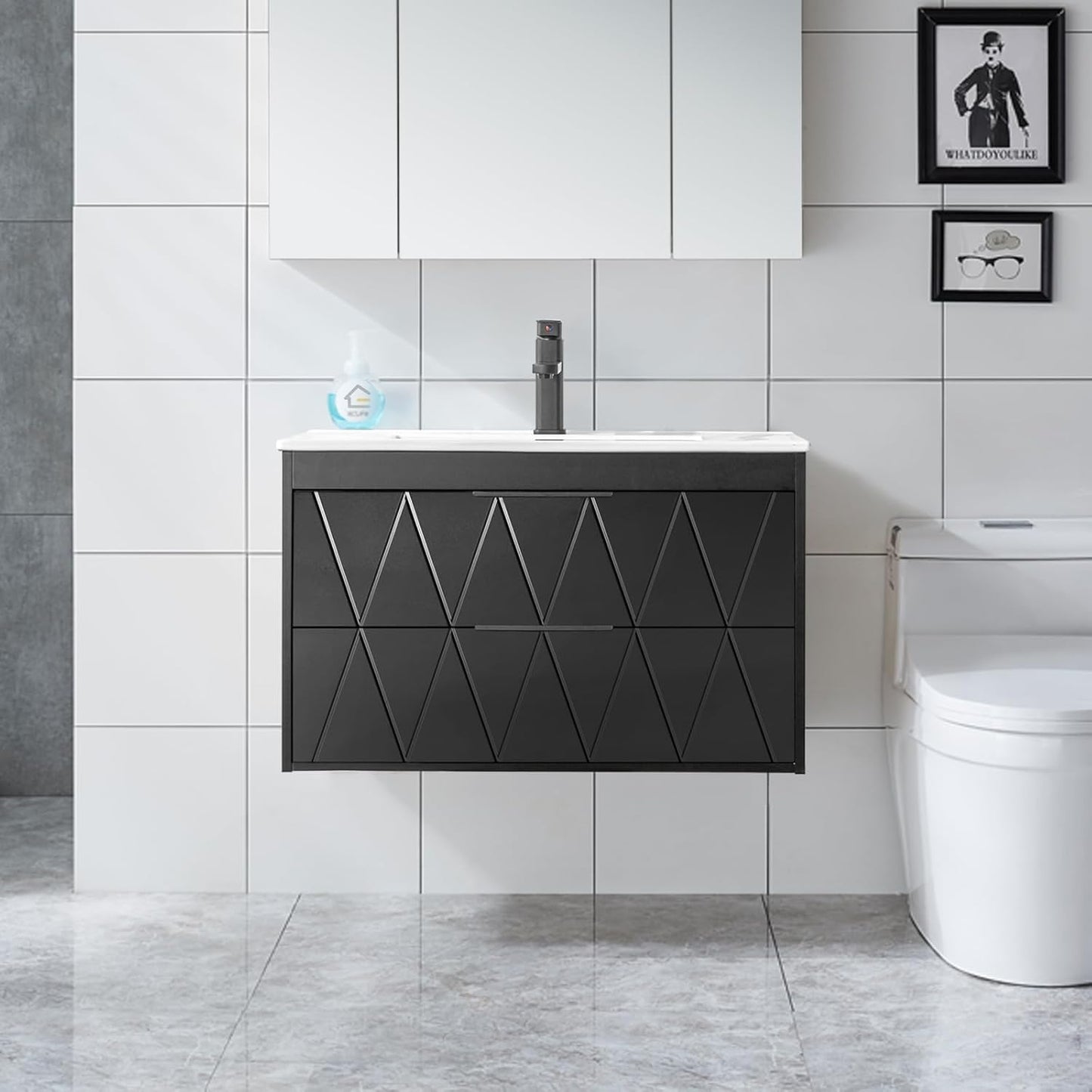 eclife 30 Bathroom Vanities Cabinet with Sink Combo for Style