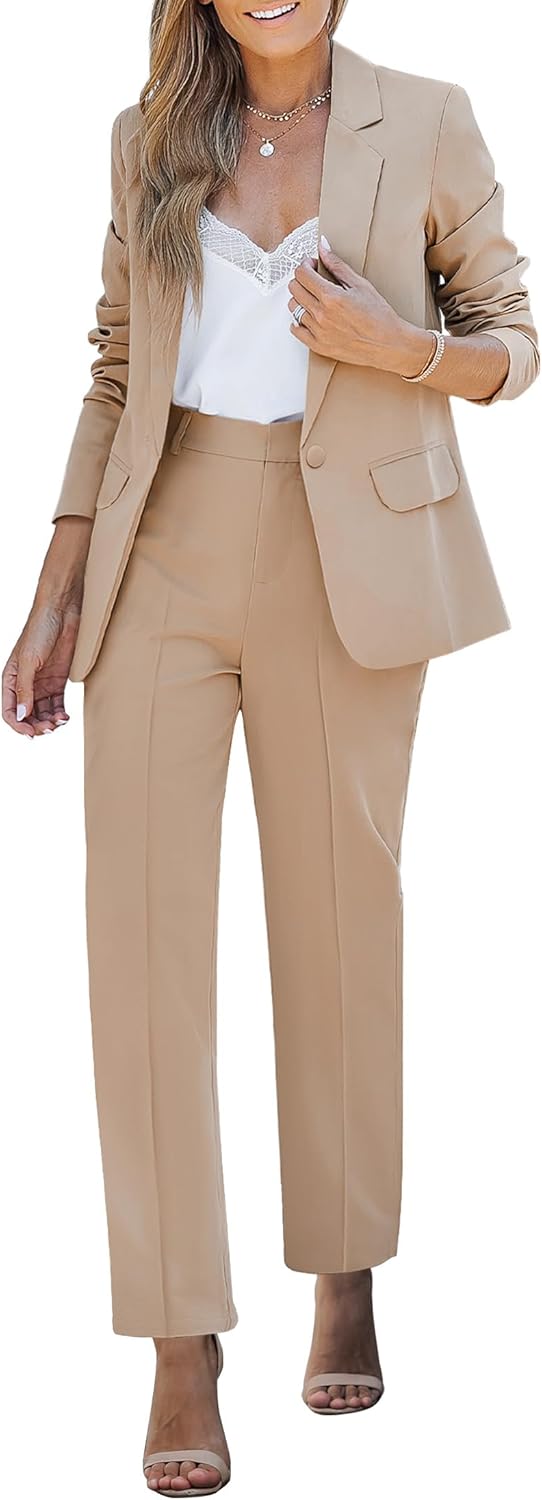 Luvamia Women's Two Piece Sets for Business Casual Outfits