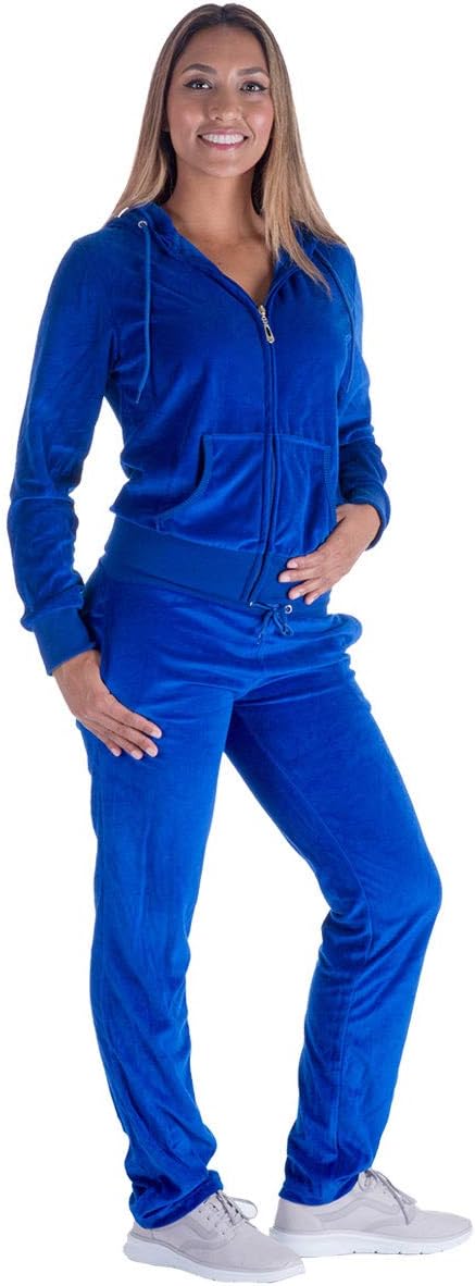 Yasumond Velour Tracksuit for Women - Soft Jogging Sweatsuit Set