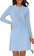 Women's 2025 Fall Sweater Dress - Elegant Work & Party Mini