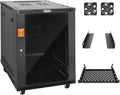 15U Wall Mount Rack 23.6 in Depth - Enclosed Server Cabinet