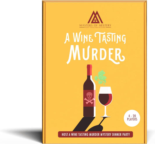 Replay-able Wine Tasting Murder Mystery Dinner Party Game