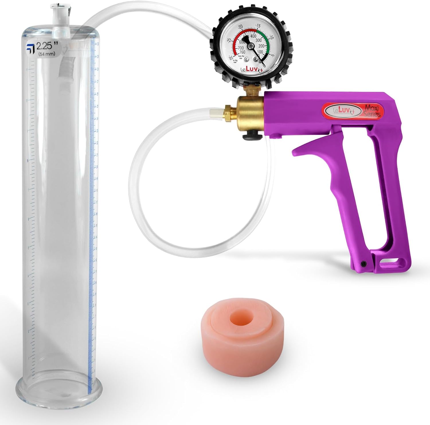 LeLuv Maxi Penis Pump with Silicone Donut Seal for Comfort
