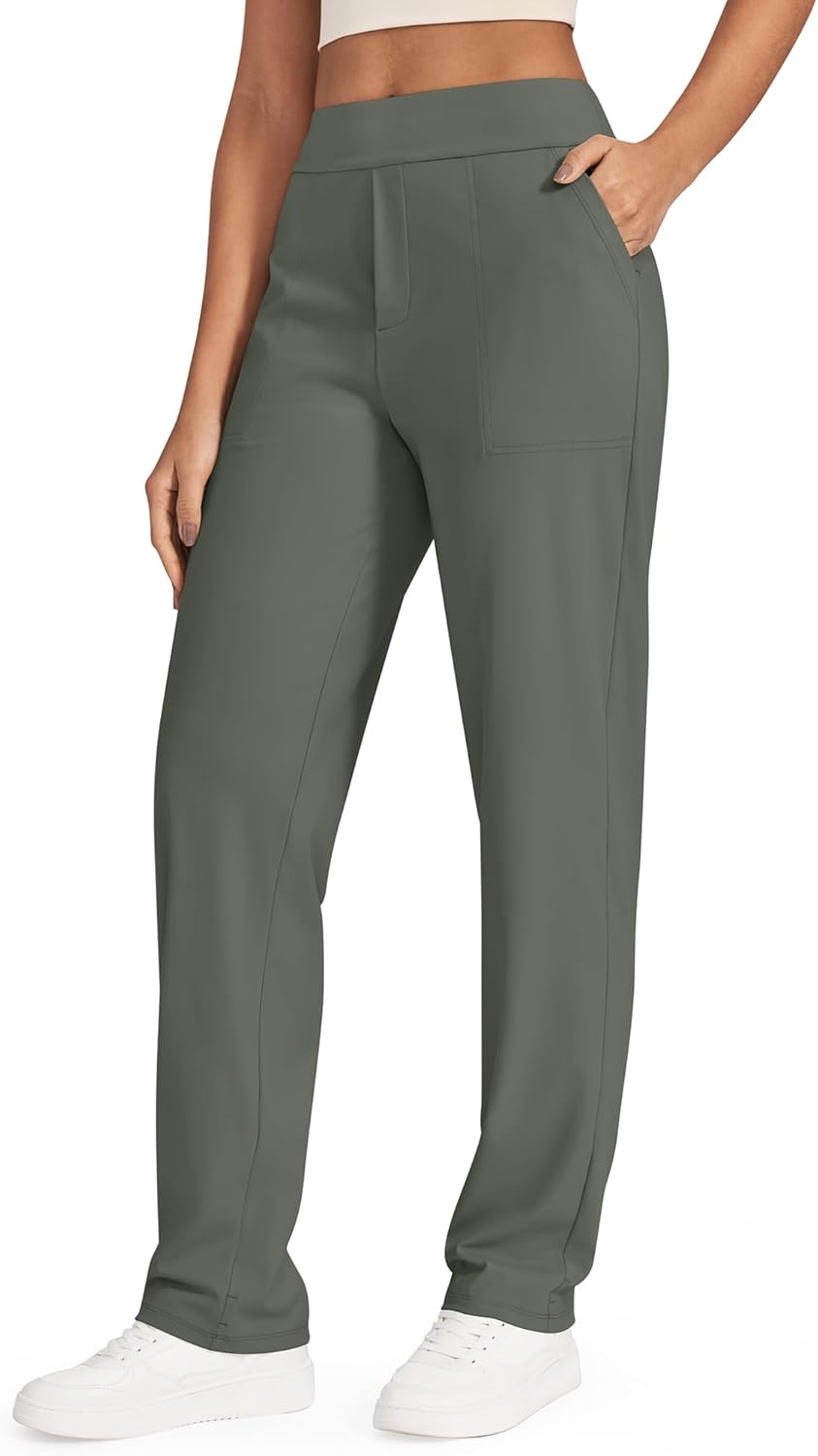 ShiftReady Yoga Pants for Women: High Waist Business Casual Trousers