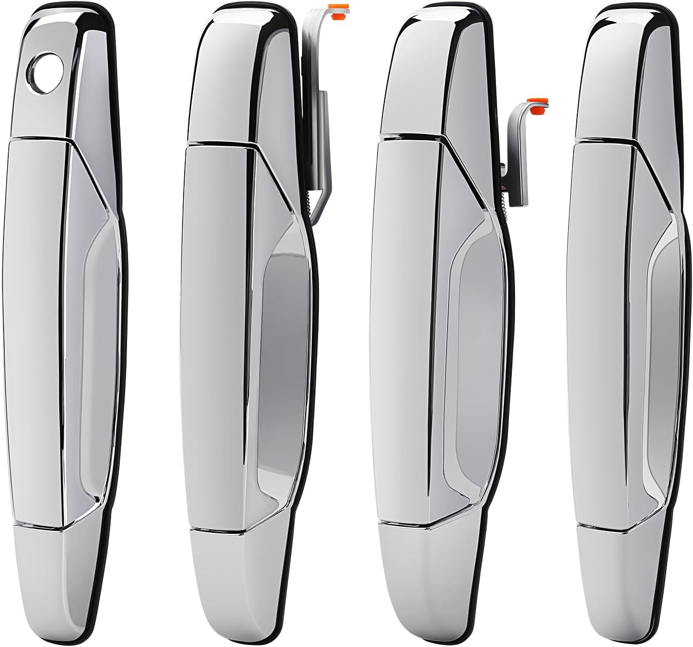 Exterior Chrome Door Handle Set for 2007-2014 Chevy & GMC SUVs