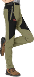 Rdruko Women's Snow Pants Waterproof Insulated Fleece Ski Pants