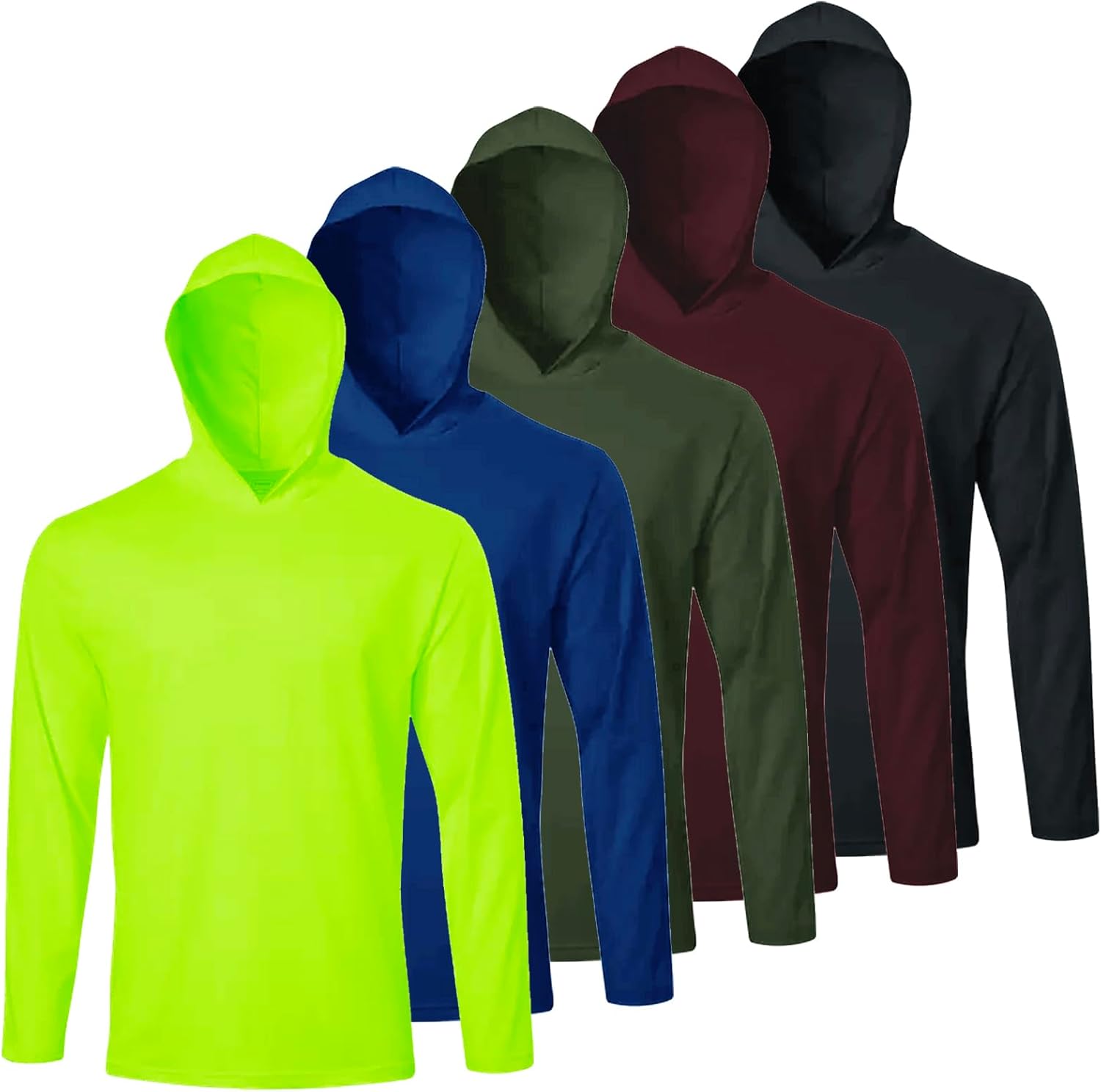 LeeHanTon Men UPF 50+ Sun Protection Hoodie for Activewear