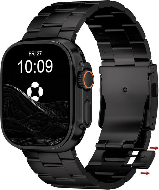 Titanium Band for Apple Watch Ultra 2/1 49mm - Adjustable Strap