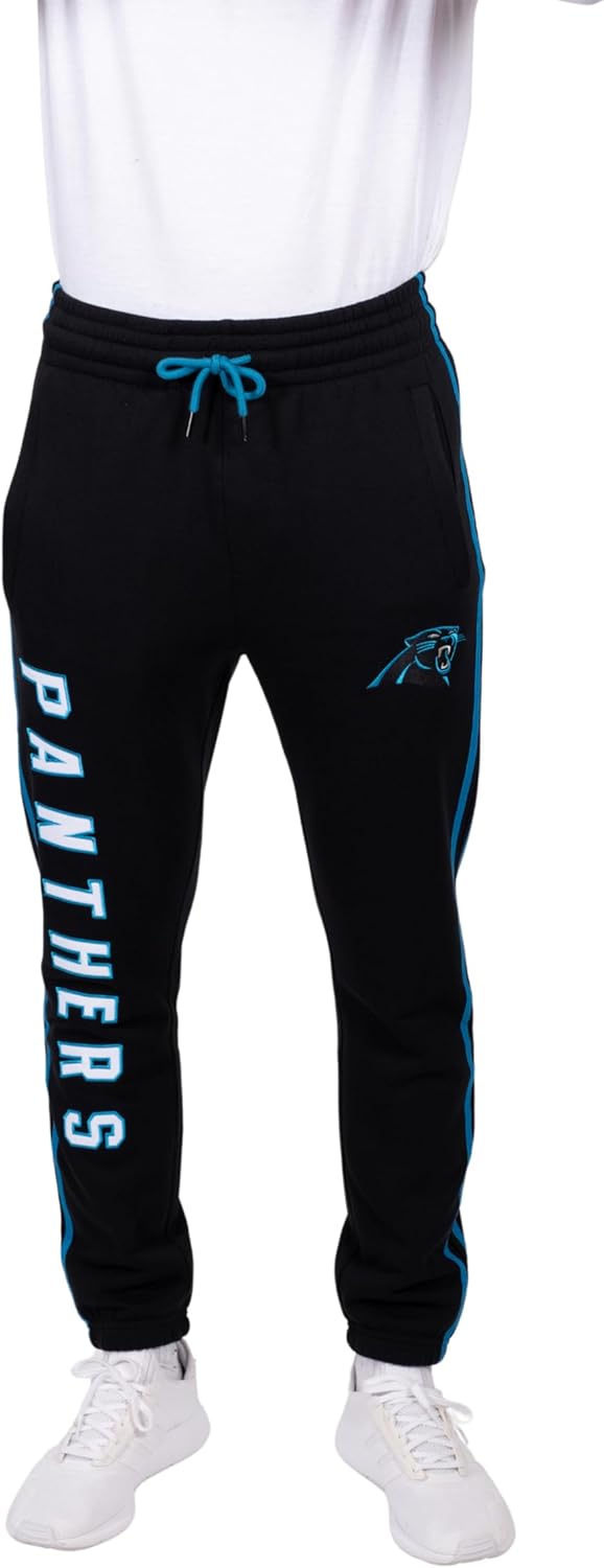 Ultra Game Men's NFL Official Active Super Soft Fleece Joggers