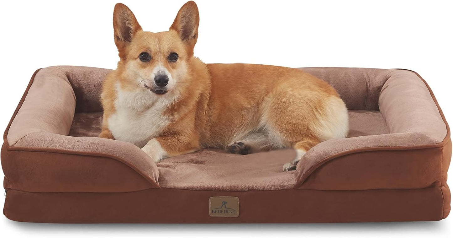 Orthopedic Dog Bed for Large Dogs with Waterproof Cover