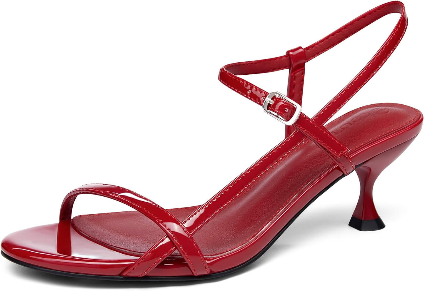 Coutgo Womens Strappy Heeled Sandals for Elegant Occasions