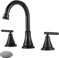 Fransiton Black 8 Inch Widespread Bathroom Sink Faucet Review