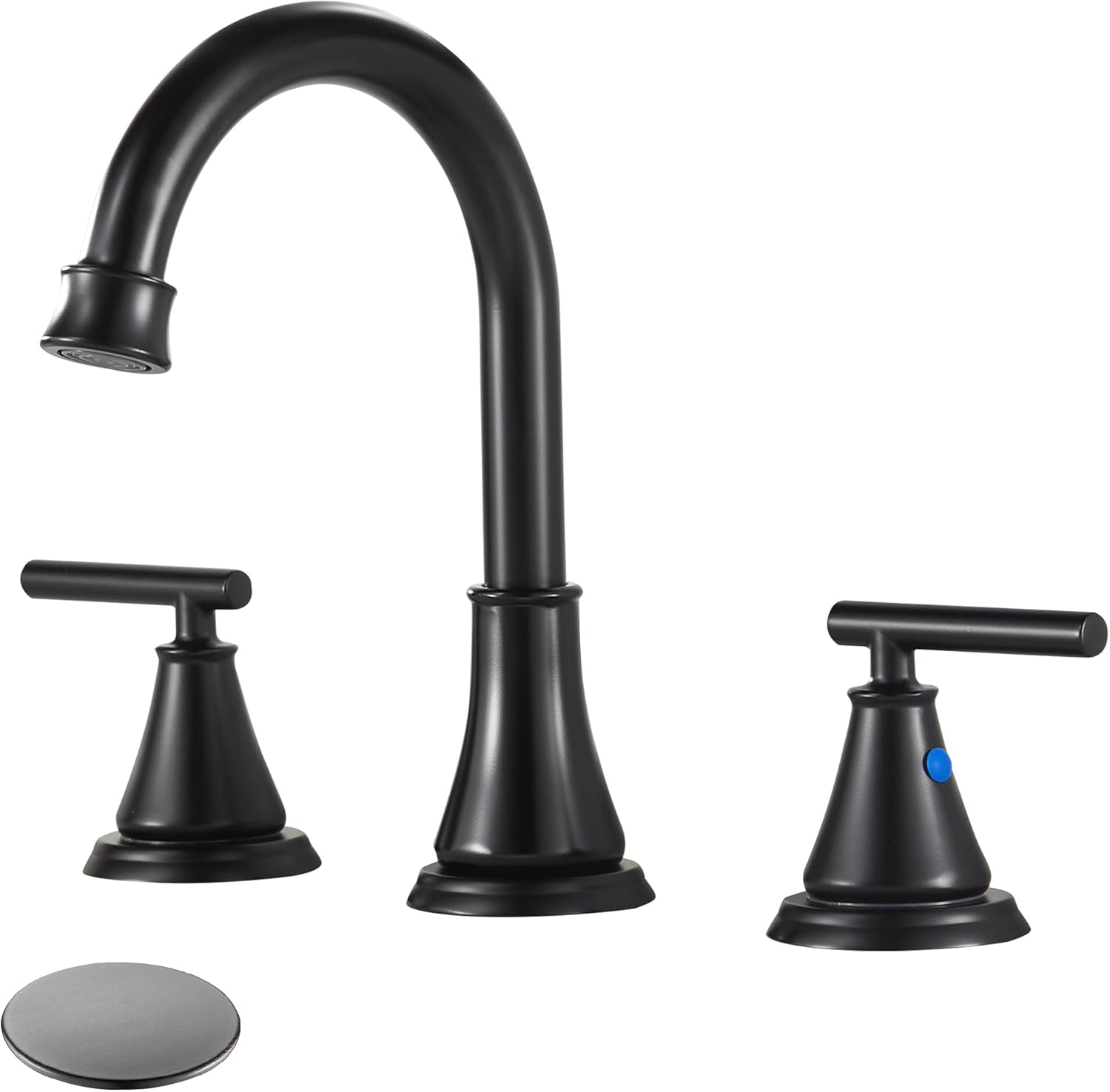 Fransiton Black 8 Inch Widespread Bathroom Sink Faucet Review