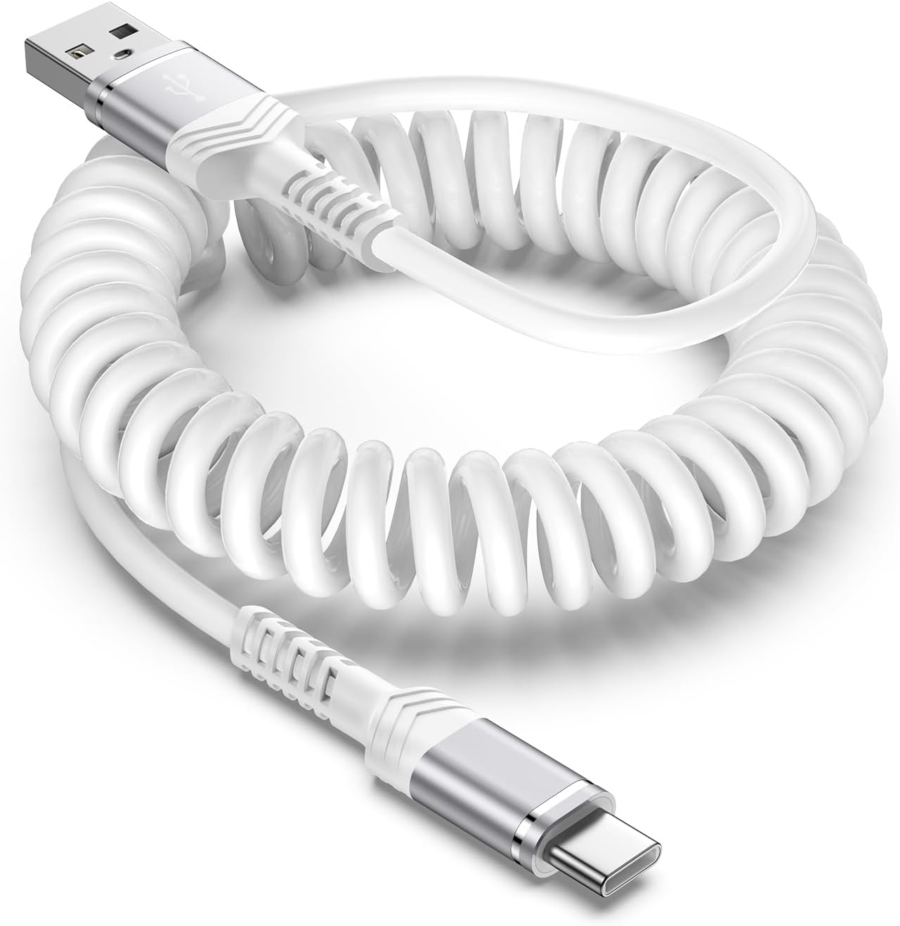 6FT Retractable Fast Charging Cable for Android & iPhone