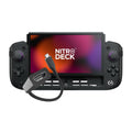 CRKD Nitro Deck+ Clear Black - Handheld Pro Controller for Nintendo