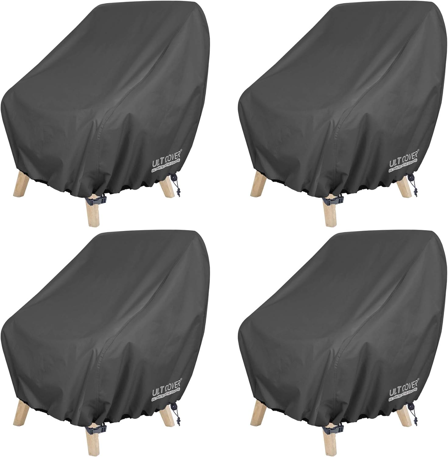 ULTCOVER Waterproof Patio Chair Cover for Outdoor Lounge Chairs