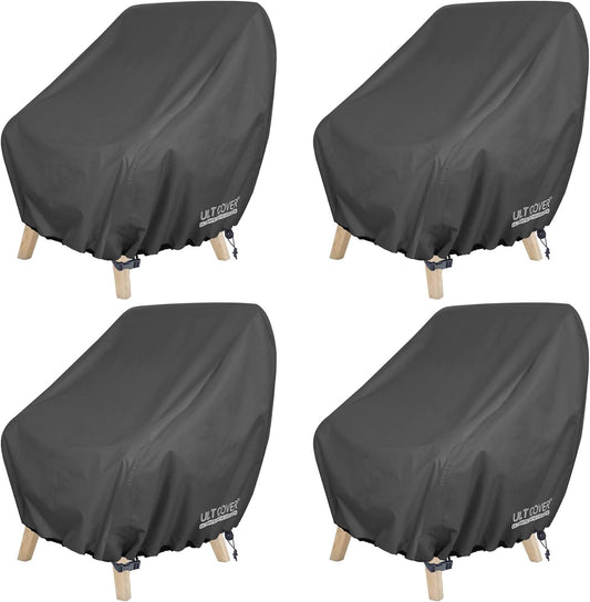 ULTCOVER Waterproof Patio Chair Cover for Outdoor Lounge Chairs