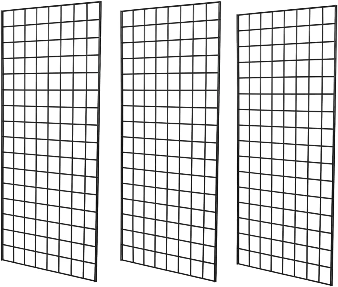 Grid Wall Commercial Grade Panels for Retail Display Solutions