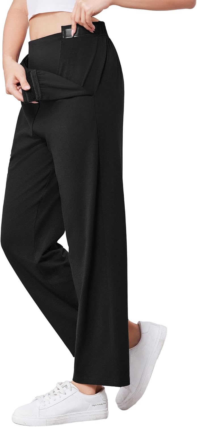 Deyeek Women's Tear Away Pants for Hip Replacement Recovery