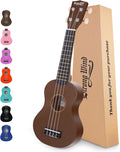 Strong Wind Soprano Ukulele 21in Basswood Ukelele for Beginners - Warm