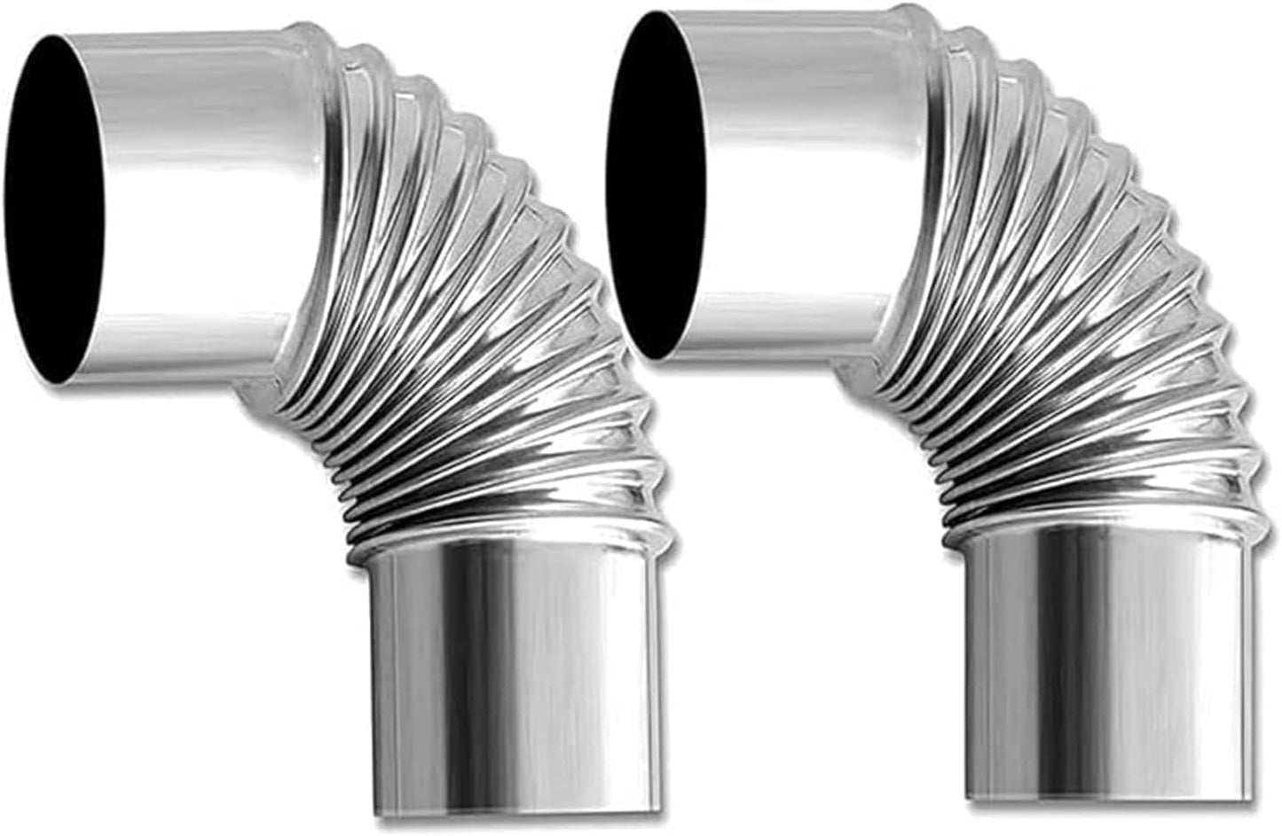 TAISOCA 2Pcs 90 Chimney Flue Adapter for Hot Tent Stove