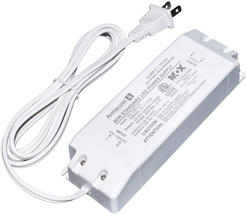 Armacost Lighting 12V LED Power Supply - White Glow