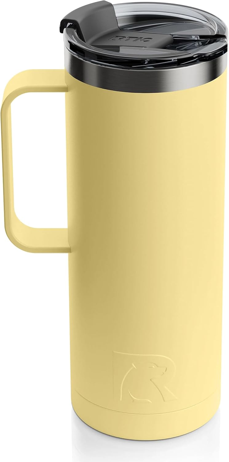 RTIC Stainless Steel Travel Mug - Leak-Proof & Insulated