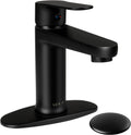 Bathroom Sink Faucet for 3 Hole/1 Hole - Matte Black Modern Faucet