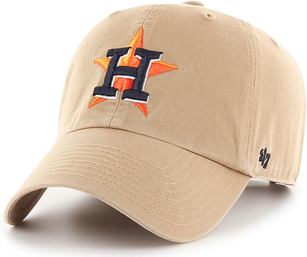 47 Brand MLB Khaki Primary Logo Baseball Dad Hat Cap Review