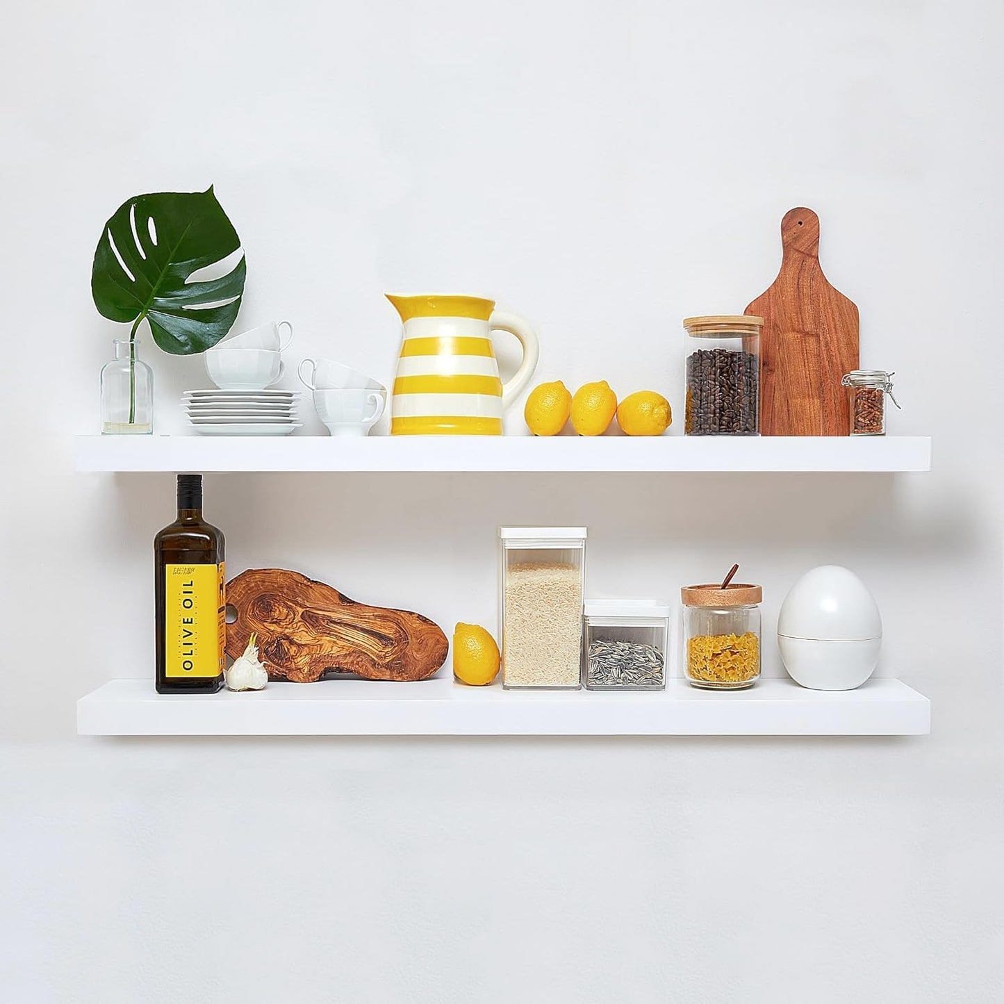 Homeforia 42in Floating Shelves for Wall Mounted Elegance