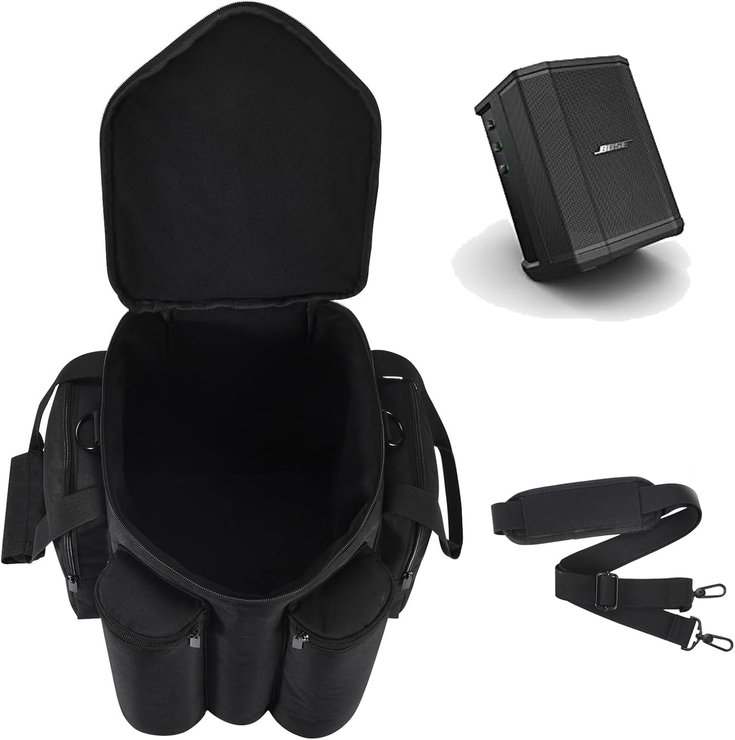 Travel Case Cover for Bose S1 Pro+ with Removable Shoulder Strap