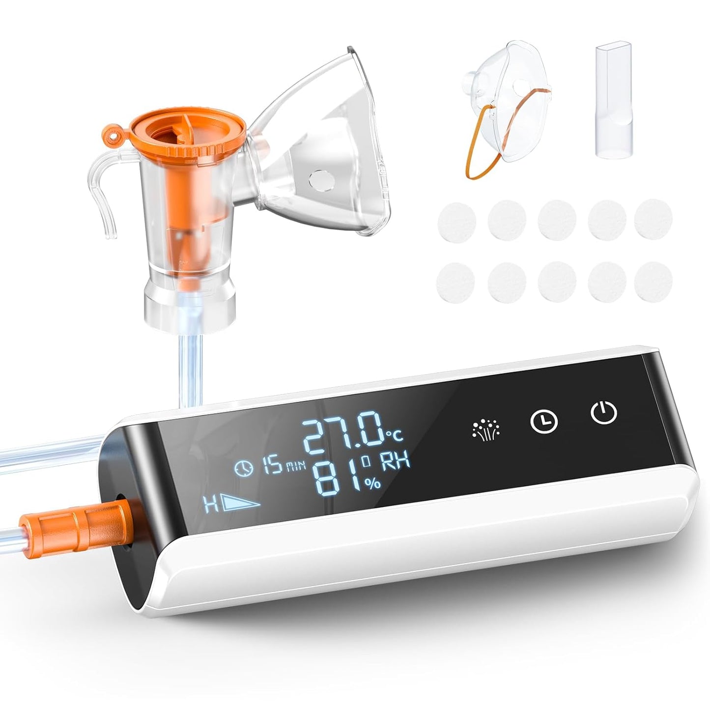 Whisper Quiet Smart Nebulizer - Hassle-Free Breathing