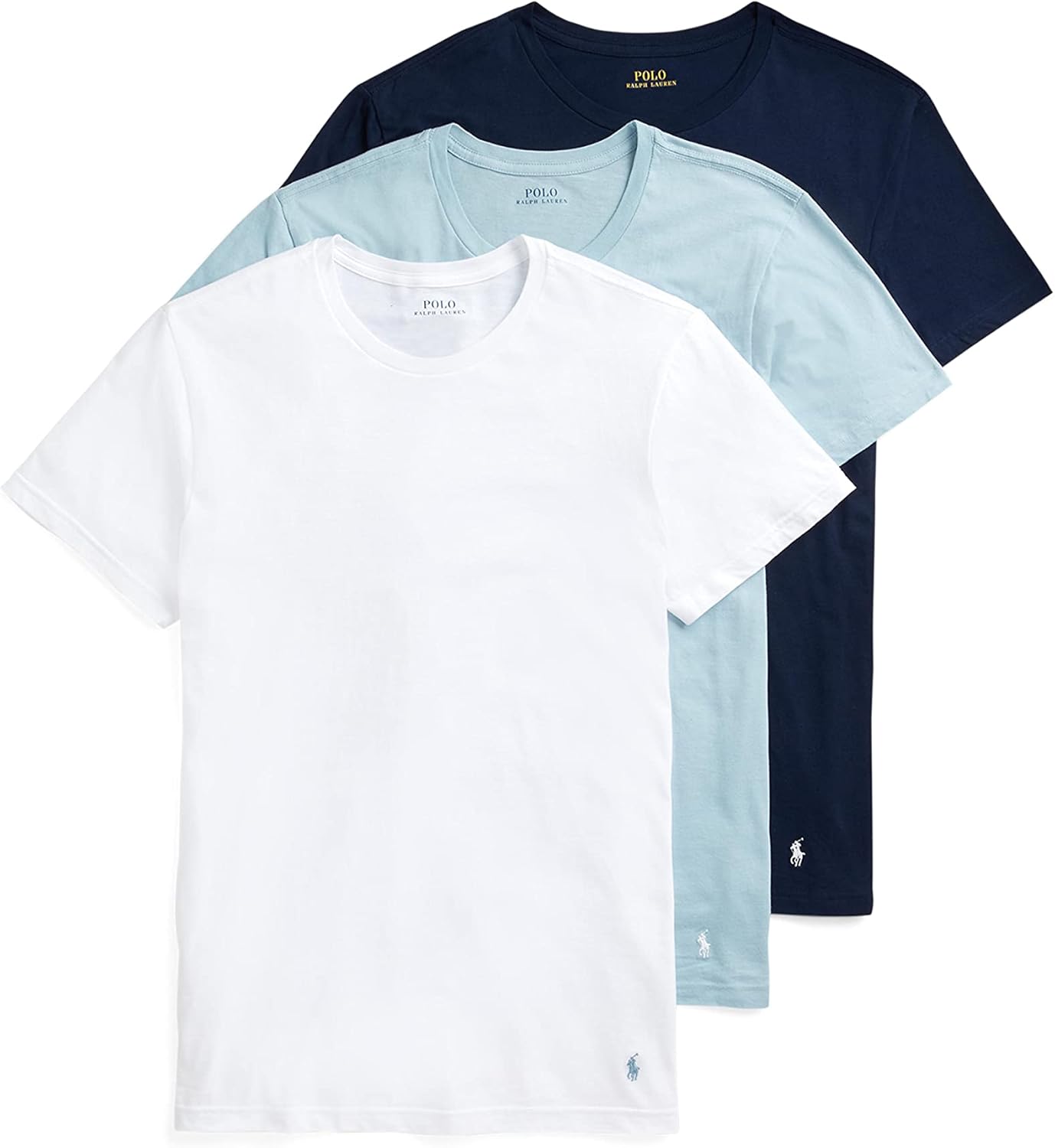 POLO RALPH LAUREN Men's Classic Fit Undershirt Wicking 3-Pack
