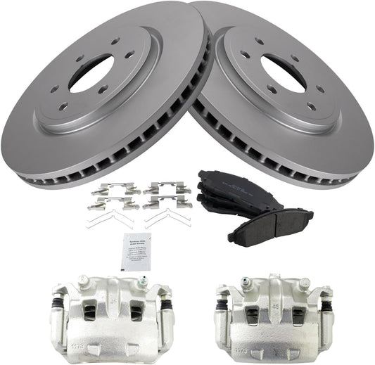 Premium Brake Pad & Rotor Kit for Nissan Frontier & Pathfinder