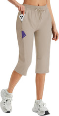 baleaf Women's 15 in Hiking Shorts Long Bermuda Cargo - Lightweight 17