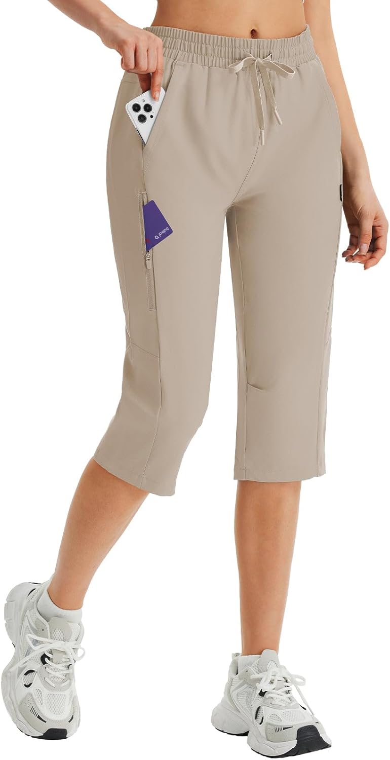 Baleaf Women's 15 in Hiking Shorts for Outdoor Activities
