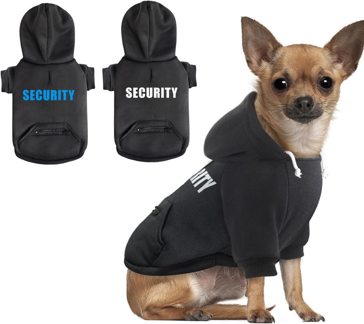 Glow-in-The-Dark Dog Hoodie: Secure & Stylish! 