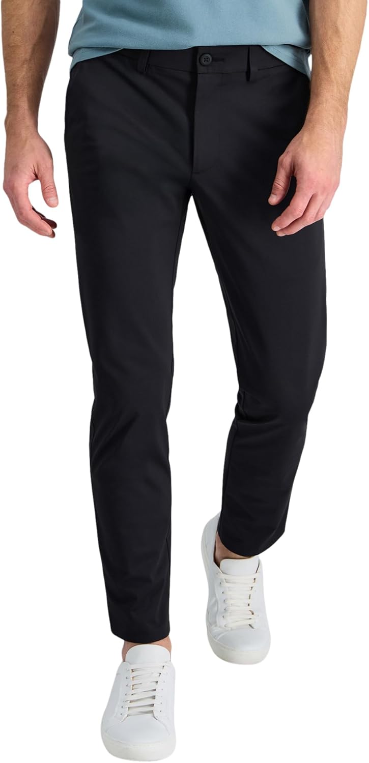 Haggar Men's Sport Travel Performance Pants for Active Lifestyle
