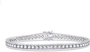 Platinum or Sterling Silver Infinite Elements Tennis Bracelet Review
