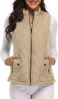 Argstar Women's Quilted Vest XS-2XL - Lightweight Padded Layer