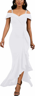 One Shoulder Sleeveless Ruched Bodycon Cocktail Dress - Elegant Fit