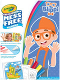Crayola Blippi Color Wonder Coloring Set - Mess Free Toddler Travel