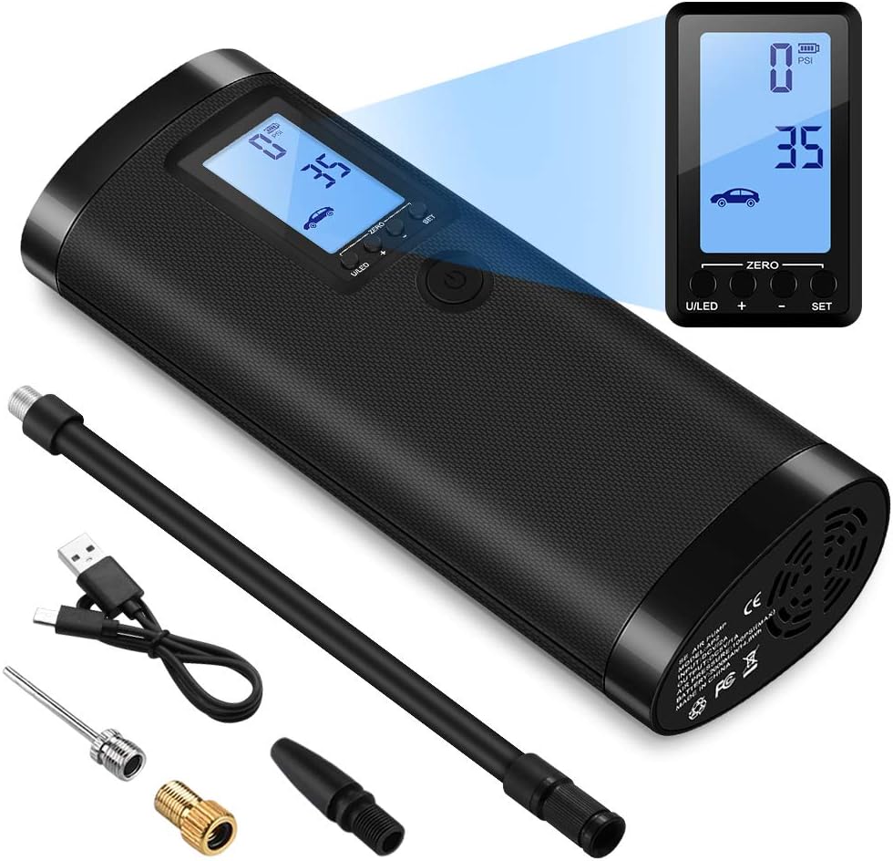 VEEAPE Portable Tire Inflator - 150 PSI Power Pump