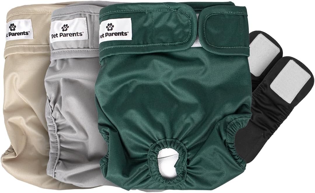 Pet Parents Washable Dog Diapers for Comfort and Fit