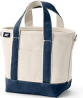 Lands' End Open Top Canvas Tote Bag - Durable Everyday Carry Women's